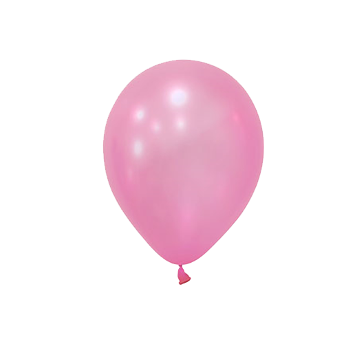 metalik pembe balon