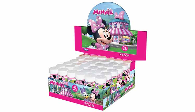 minnie mouse köpük baloncuk