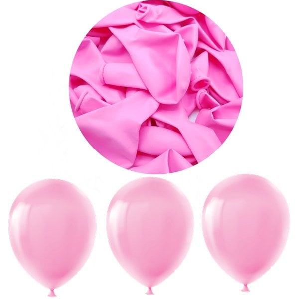 pastel pembe balon