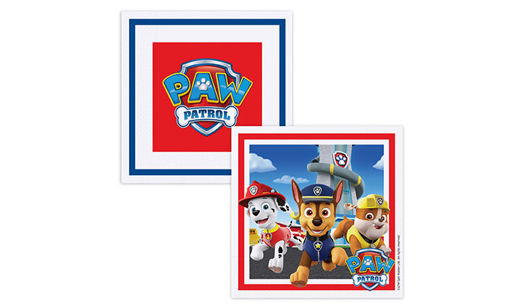 paw patrol peçete